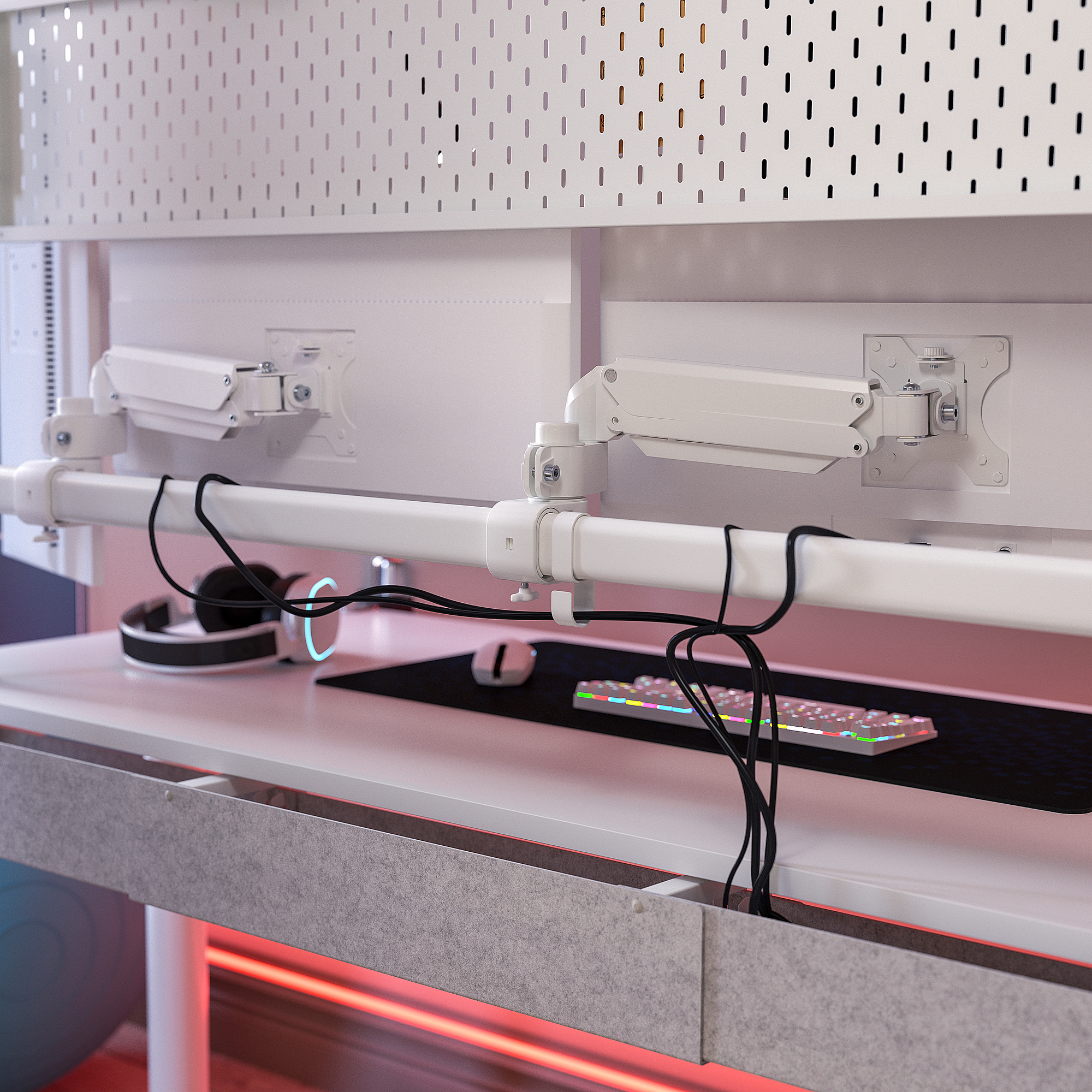 MÅLOMRÅDE gaming desk sit/stand