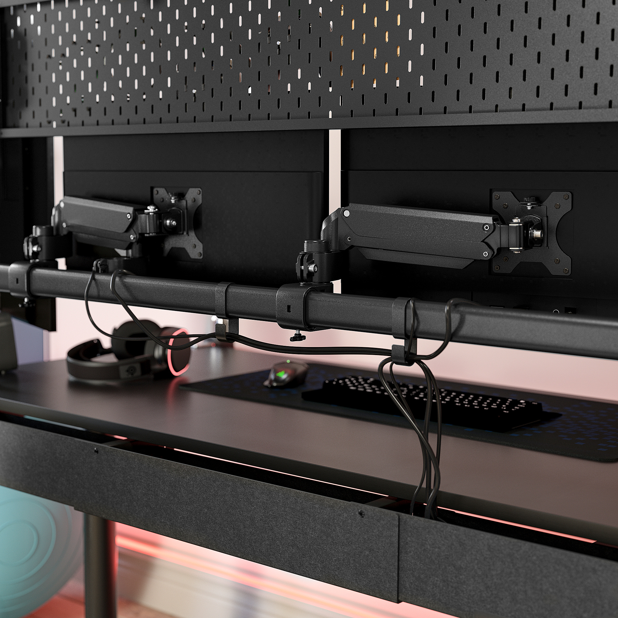 MÅLOMRÅDE gaming desk sit/stand