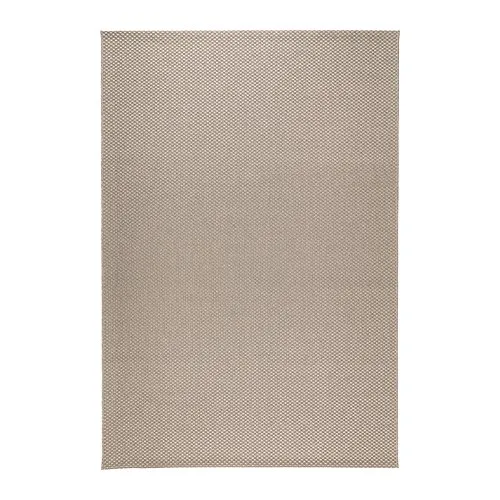 LÄTTBETONG - 室內/戶外用平織地氈, 米黃色/淺褐色, 160x230 厘米