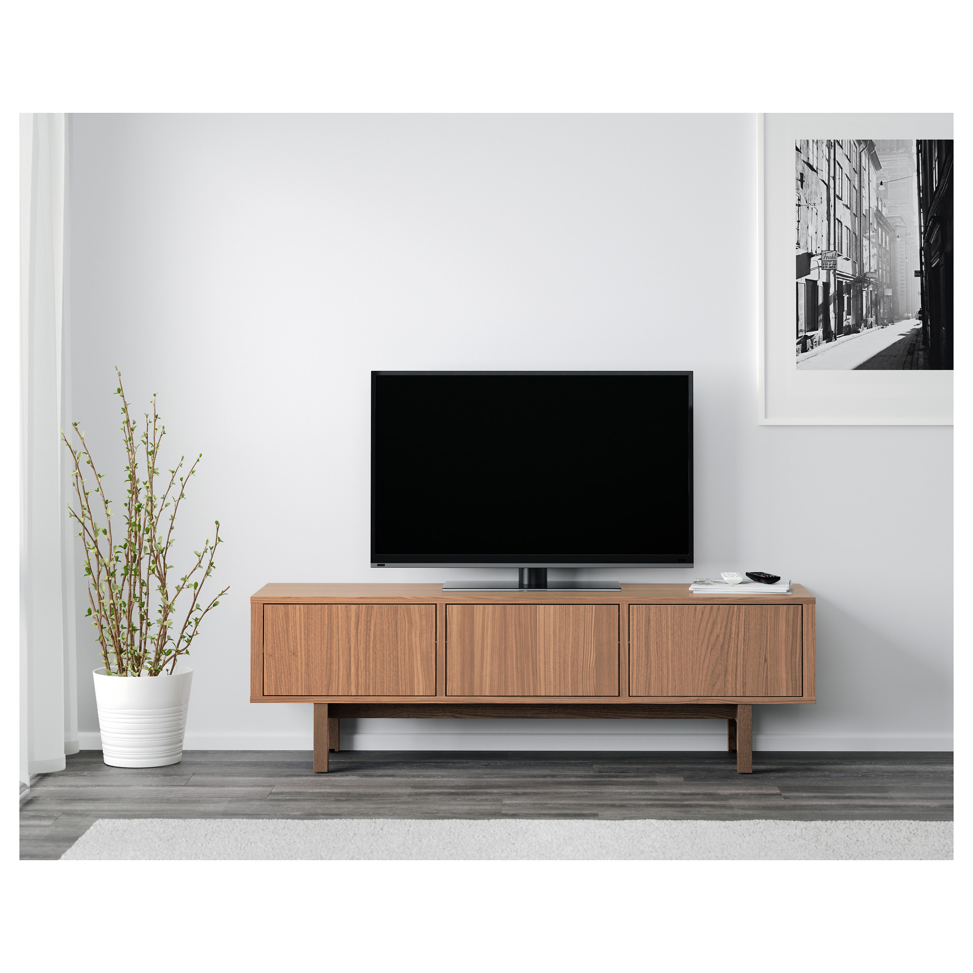  STOCKHOLM  TV  bench walnut veneer IKEA  Hong Kong