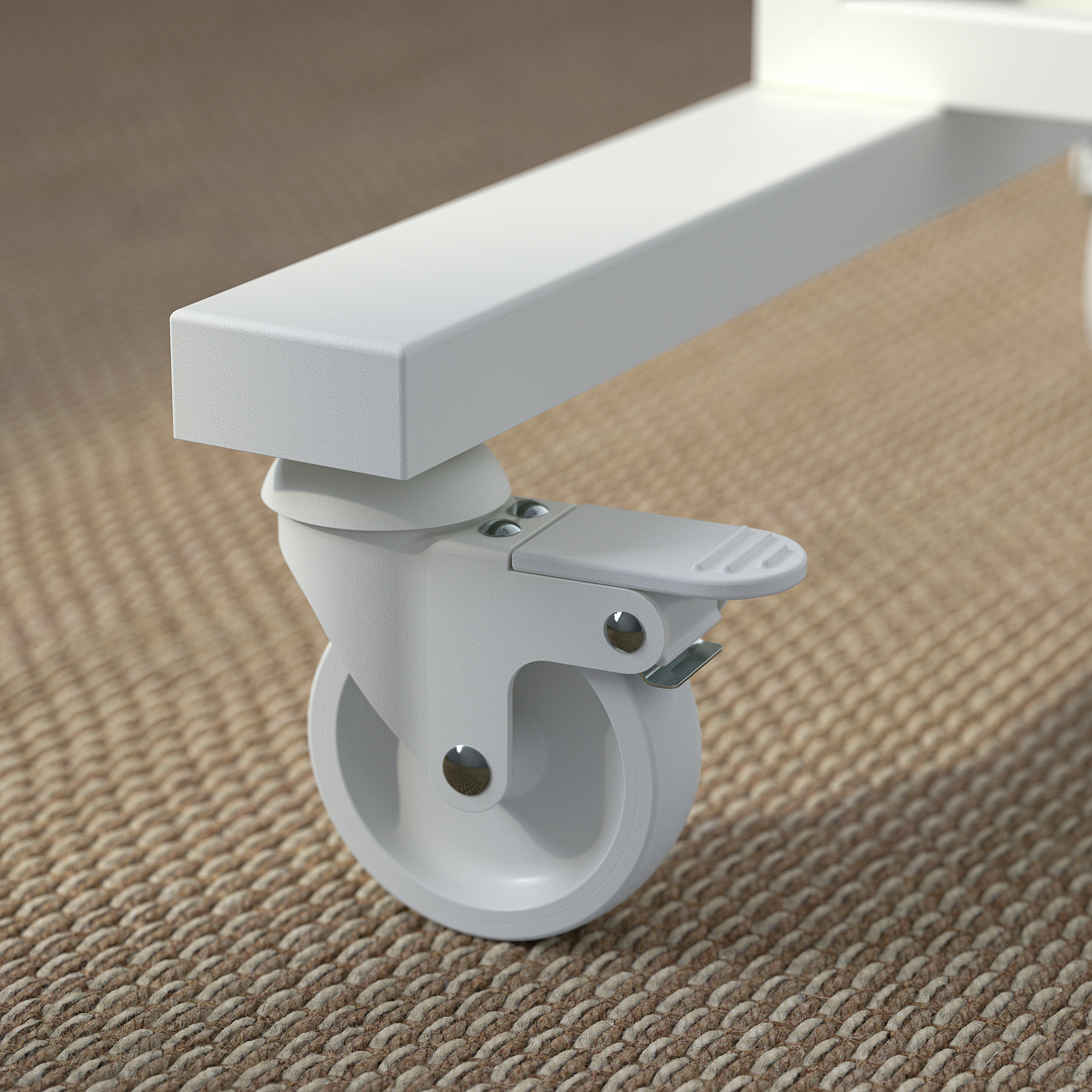 MITTZON frame with castors/acoustic screen