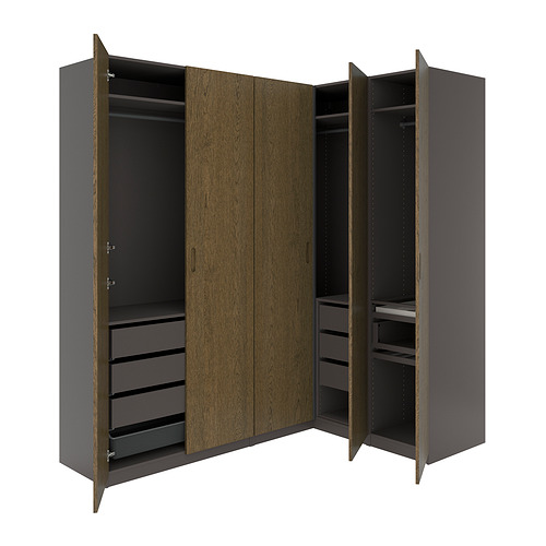 PAX/TONSTAD 角位衣櫃