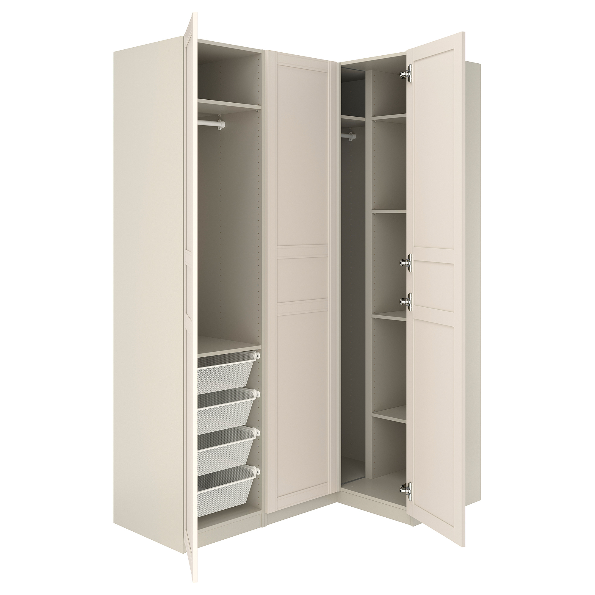 PAX/FLISBERGET corner wardrobe
