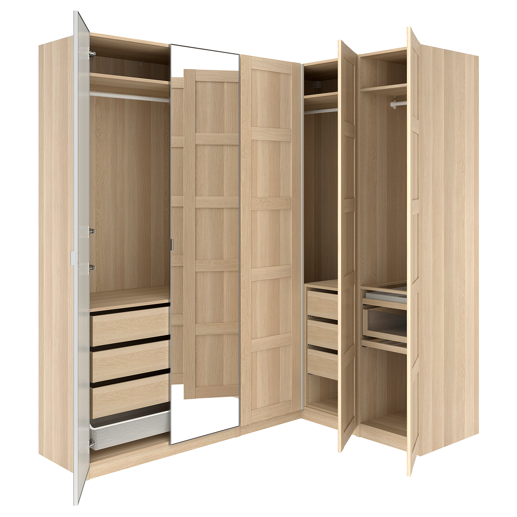 PAX/BERGSBO/ÅHEIM corner wardrobe