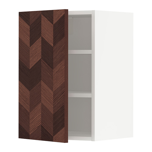 METOD wall cabinet with shelves