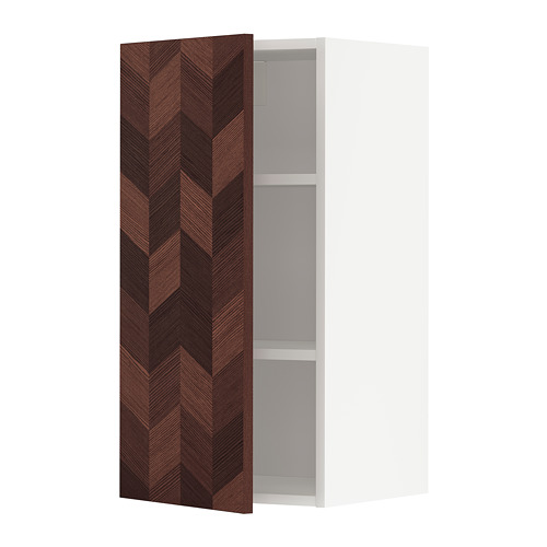 METOD wall cabinet with shelves