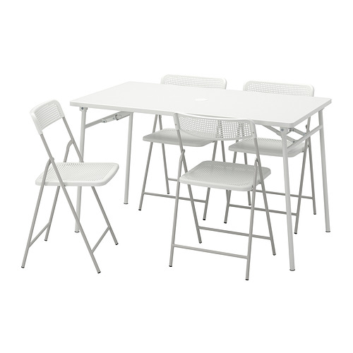 TORPARÖ table+4 folding chairs, outdoor