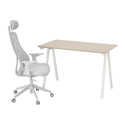 TROTTEN/MATCHSPEL desk and chair