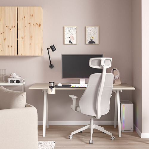 TROTTEN/MATCHSPEL desk and chair