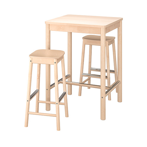 RÖNNINGE/RÖNNINGE bar table and 2 bar stools