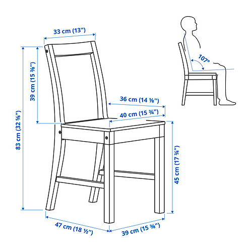 PINNTORP/PINNTORP table and 4 chairs