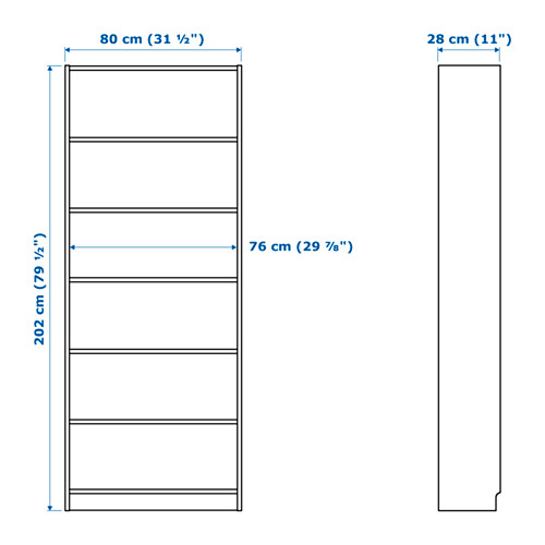 BILLY TV storage combination