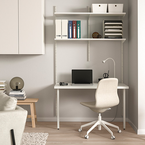 BOAXEL/LAGKAPTEN shelving unit with table top