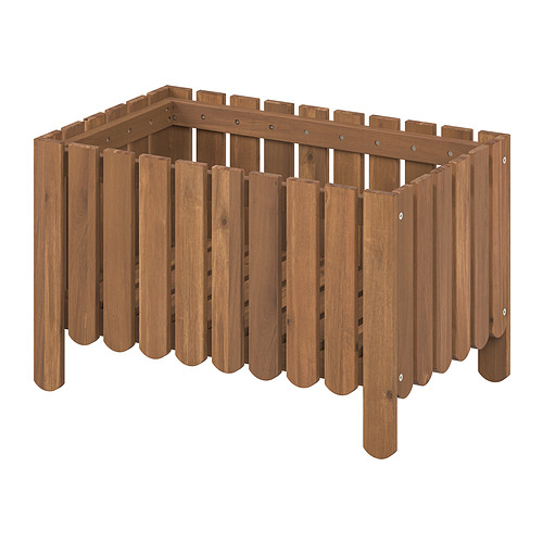 ASKHOLMEN flower box w trellis, outdoor