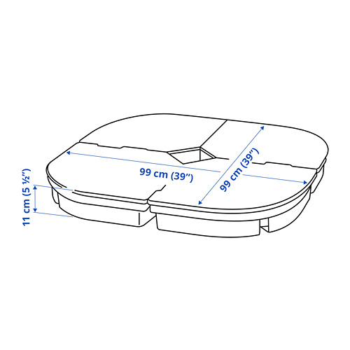 SVARTÖ parasol base