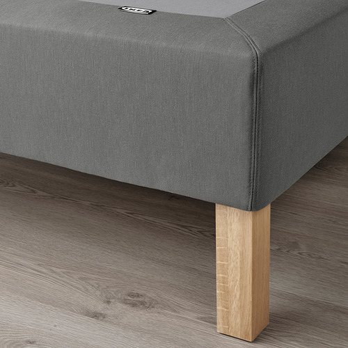 LYNGÖR slatted mattress base with legs