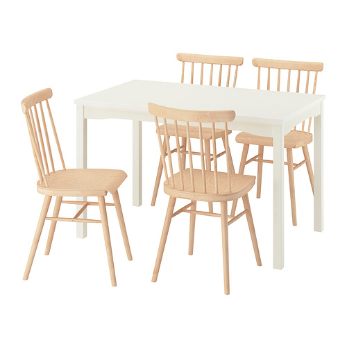 HÖGVED/HAUGA 一檯四椅
