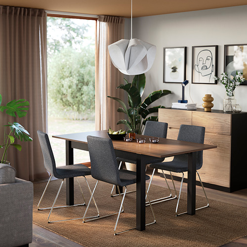 LILLÅNÄS/ÅLHULT table and 4 chairs