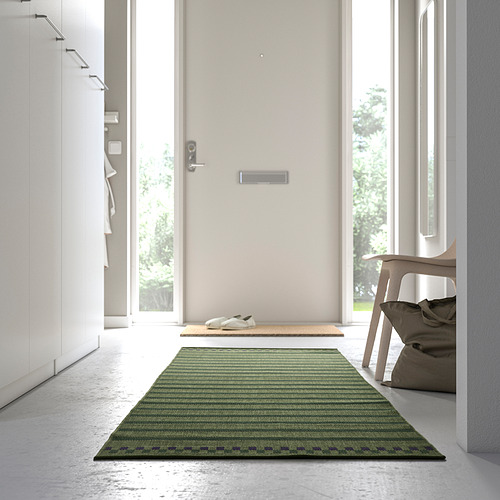 KORSNING rug flatwoven, in/outdoor