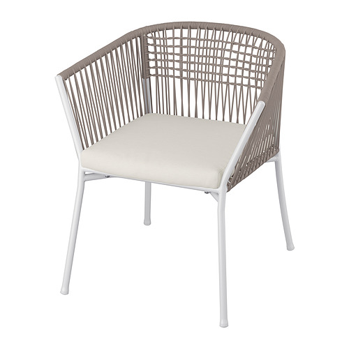 SEGERÖN chair with armrests, outdoor