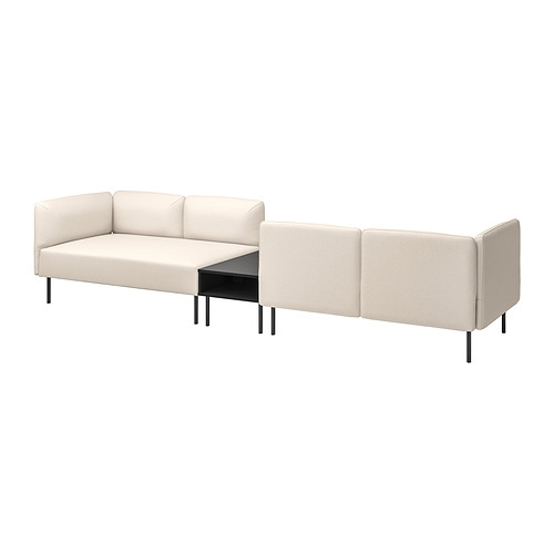 LILLEHEM 4-seat modular sofa with side table