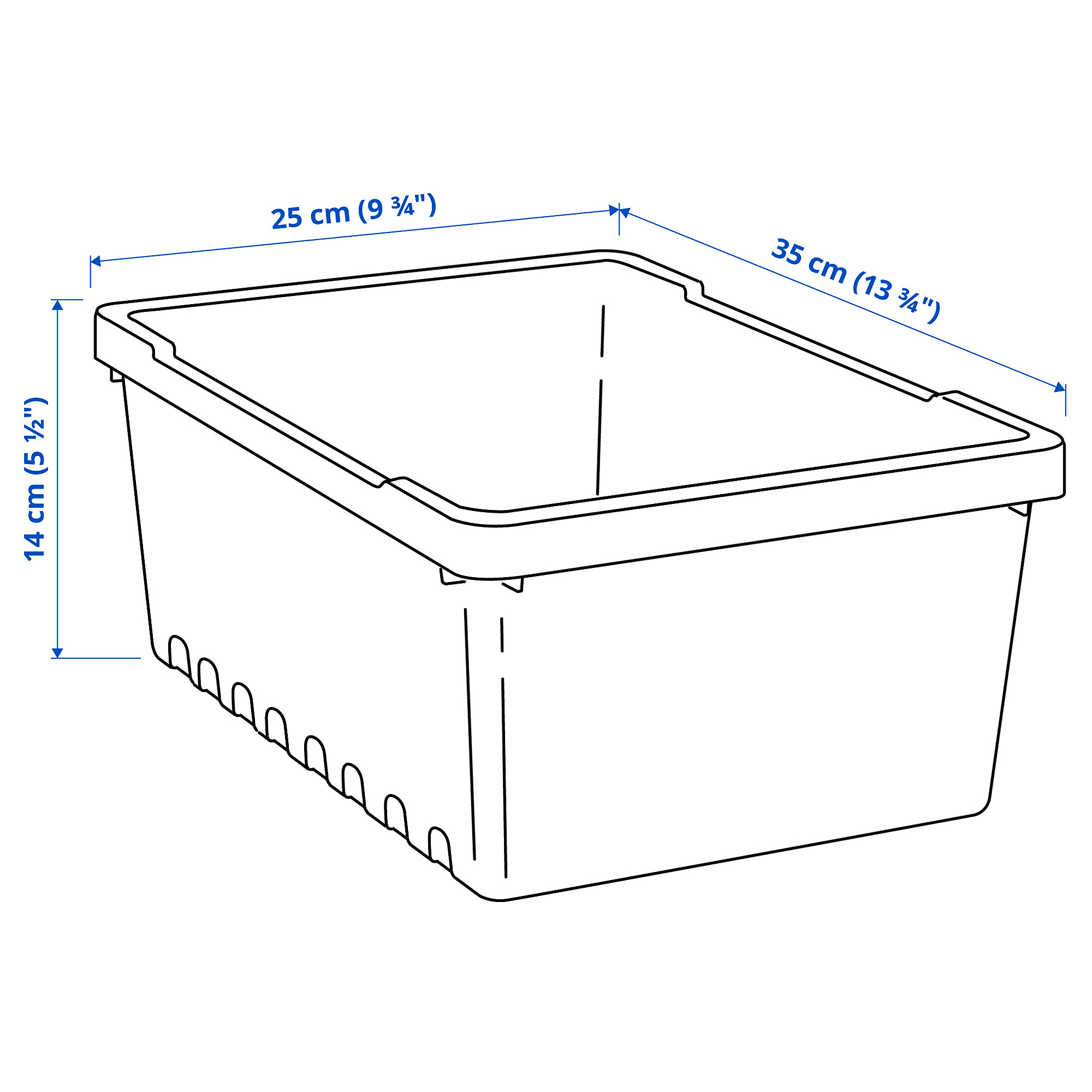 UPPSNOFSAD storage box