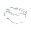 UPPSNOFSAD storage box with lid