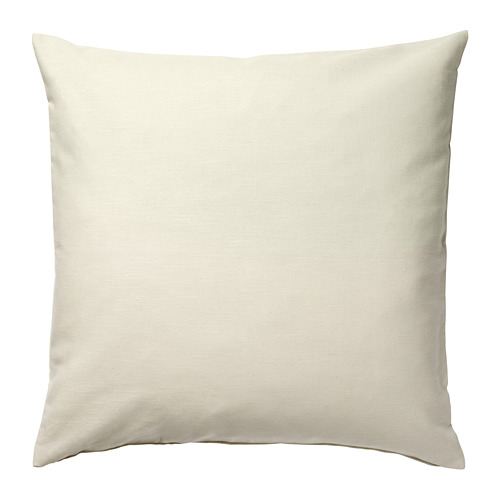 ROTFJÄRIL cushion cover, 50x50 cm, natural/multicolour