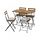 TÄRNÖ - table+4 chairs, outdoor, black/light brown stained/Kuddarna grey | IKEA Hong Kong and Macau - PE798563_S1