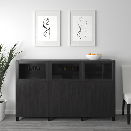 BESTÅ storage combination with doors