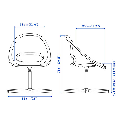 SIBBEN/LOBERGET children's desk chair