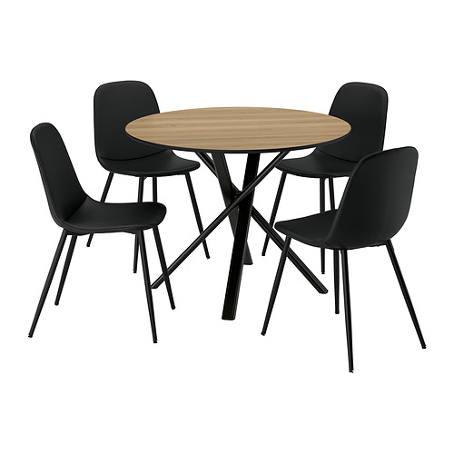 NORDMANSSKÄR/NORRMJÖLE table and 4 chairs