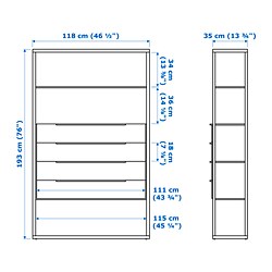 FJÄLKINGE - 層架組合連抽屜, 白色 | IKEA 香港及澳門 - PE350240_S3