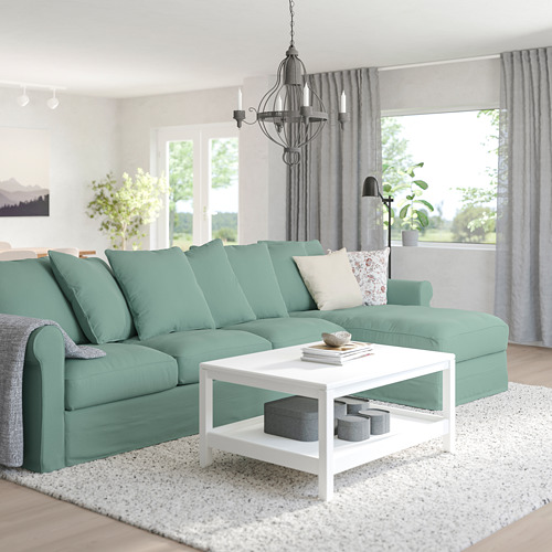 GRÖNLID 4-seat sofa with chaise longue