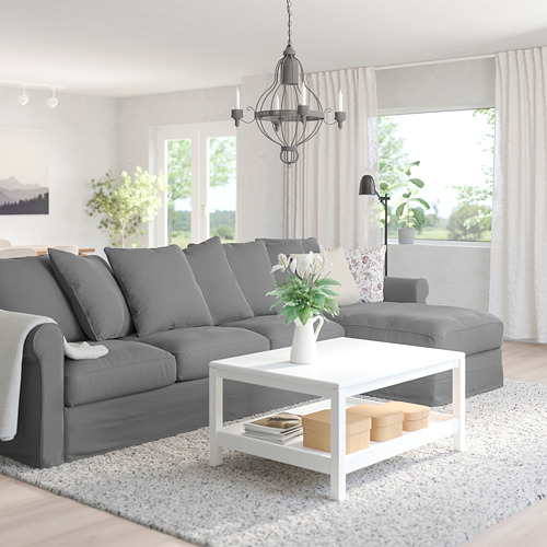 GRÖNLID 4-seat sofa with chaise longue