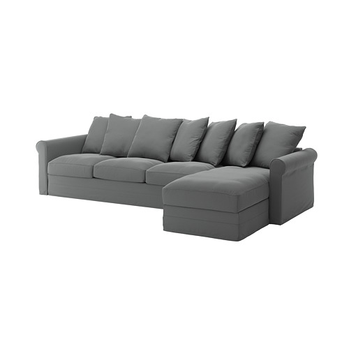 GRÖNLID 4-seat sofa with chaise longue