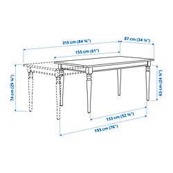 INGATORP/BERGMUND - 一檯四椅, white/Rommele dark blue/white | IKEA 香港及澳門 - PE800820_S3