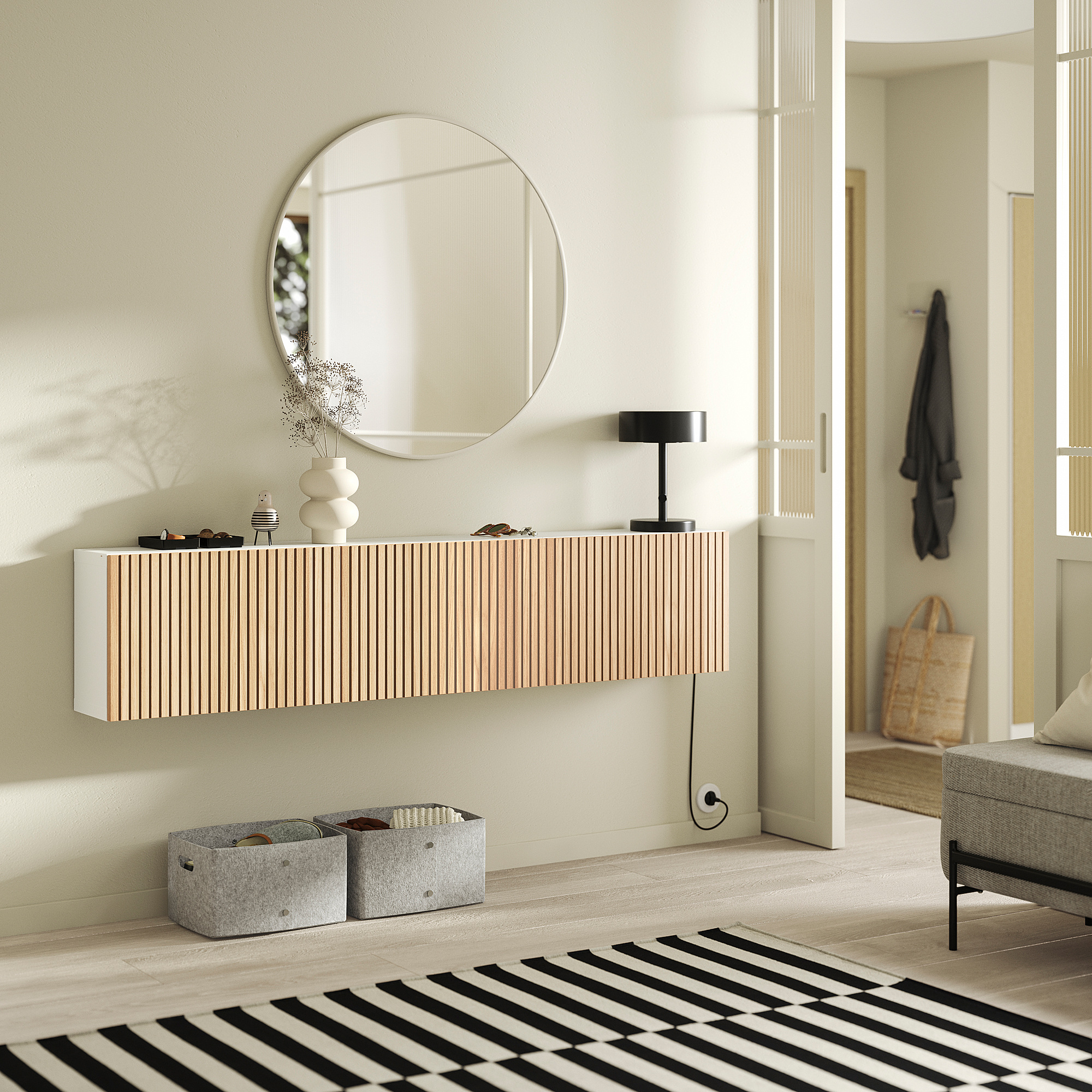 BESTÅ wall-mounted cabinet combination