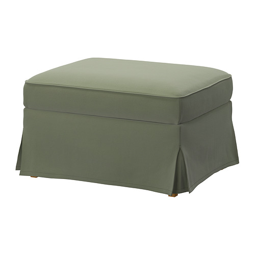 EKTORP footstool with storage