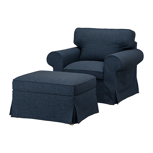 EKTORP armchair and footstool