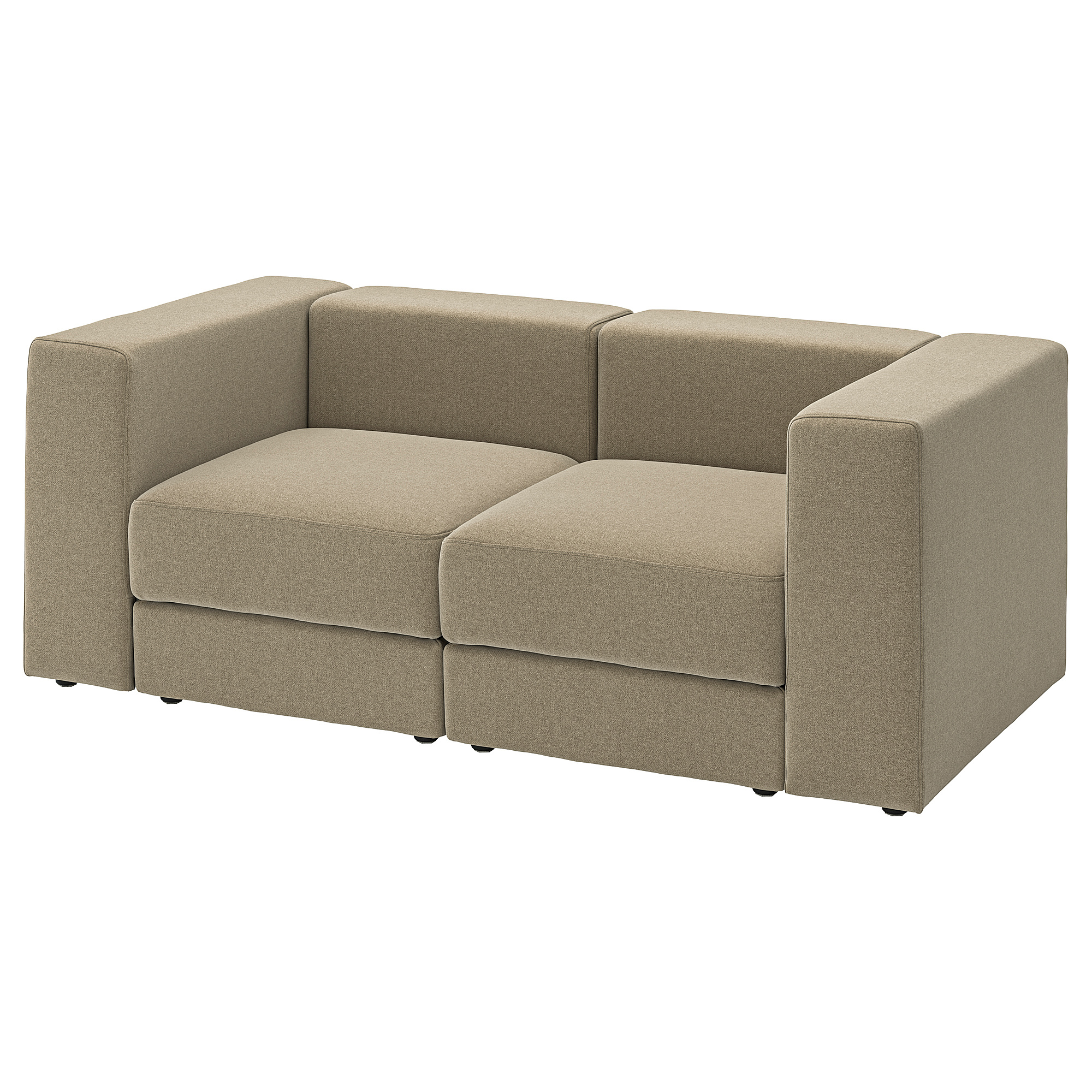 JÄTTEBO - 2-seat modular sofa, Johanneshov brown-beige | IKEA Hong