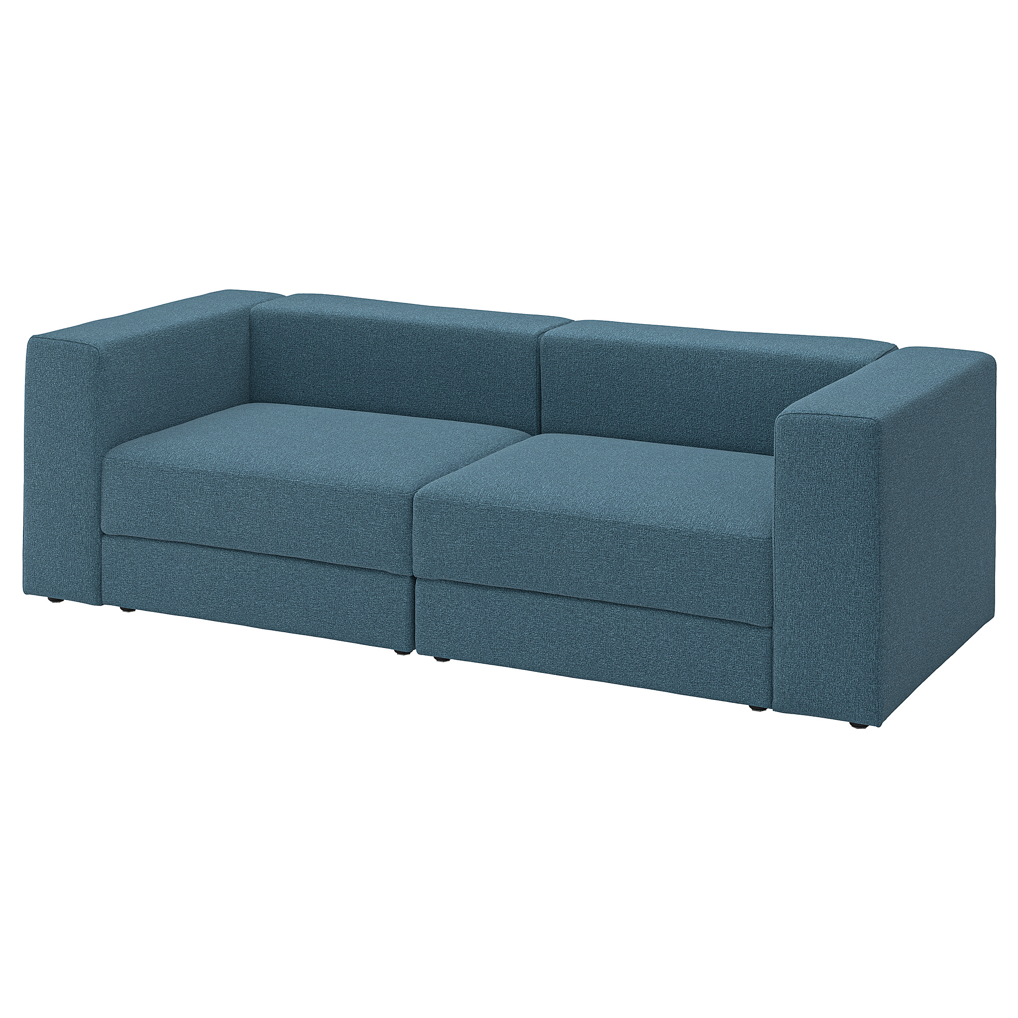 JÄTTEBO - 3-seat modular sofa, Axvall dark grey-blue | IKEA Hong