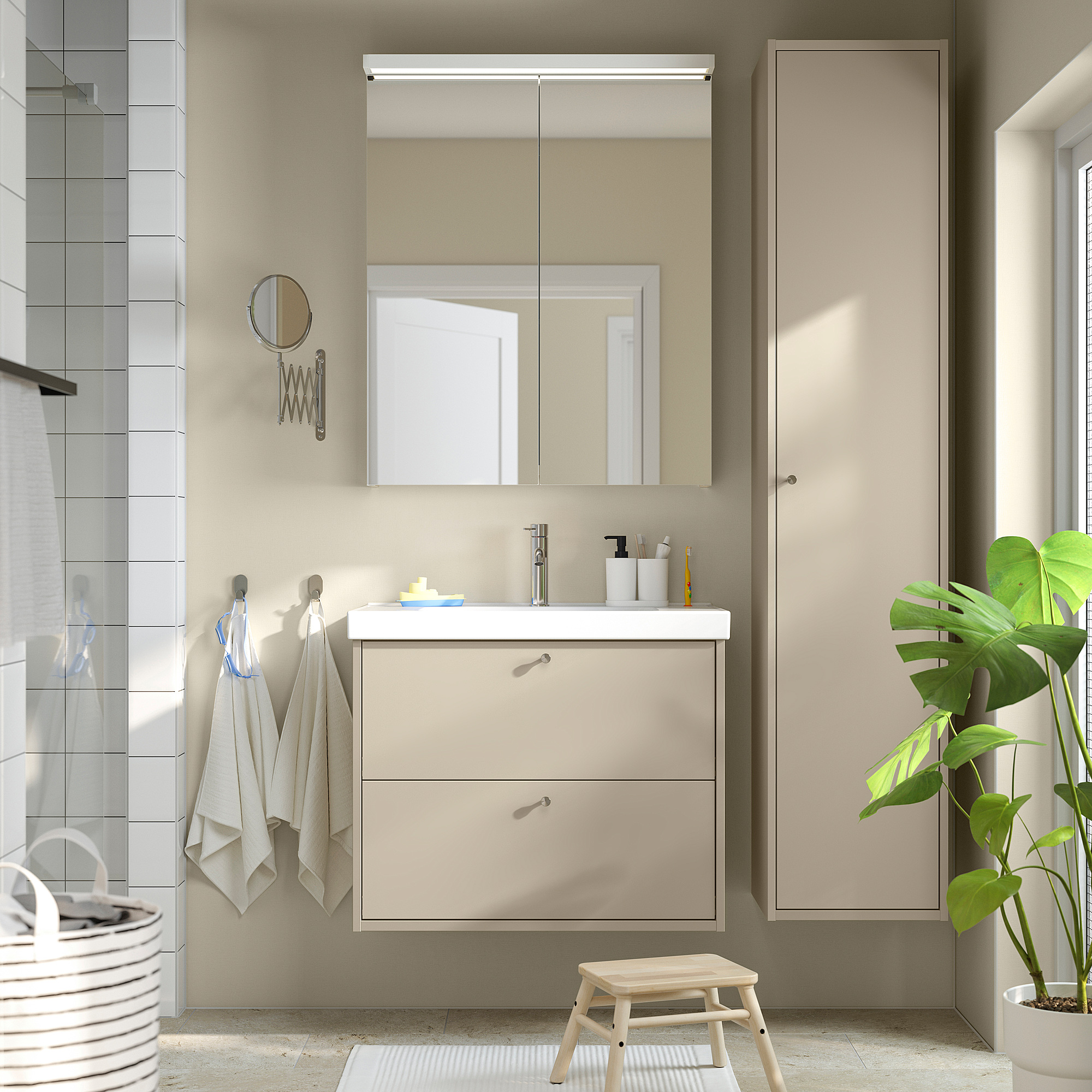 HAVBÄCK/ORRSJÖN wash-stnd w drawers/wash-basin