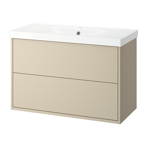 HAVBÄCK/ORRSJÖN wash-stnd w drawers/wash-basin