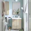 HAVBÄCK/ORRSJÖN wash-stnd w doors/wash-basin