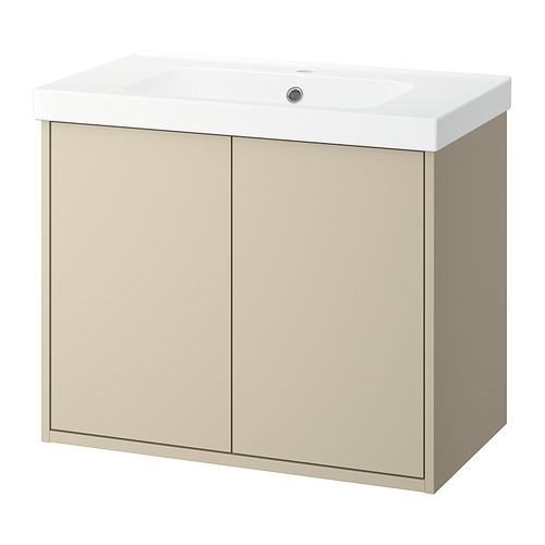 HAVBÄCK/ORRSJÖN - wash-stnd w doors/wash-basin, beige, 82x49x69 cm | IKEA Hong Kong and Macau - E1020931_S4