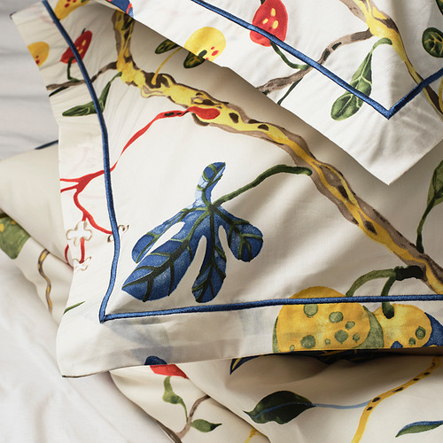 KRONBUSKE duvet cover and 2 pillowcases