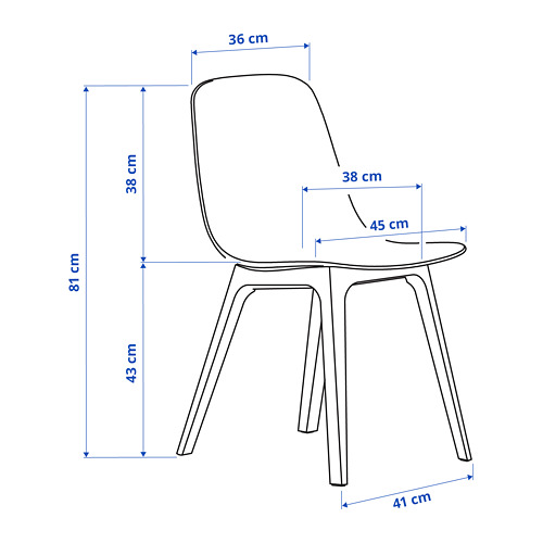 ODGER/STRANDTORP table and 6 chairs