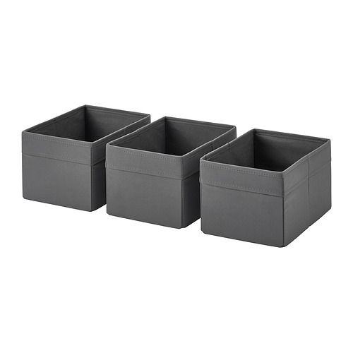 DRÖNA - box, dark grey, 18x25x15 cm | IKEA Hong Kong and Macau - E1021163_S4