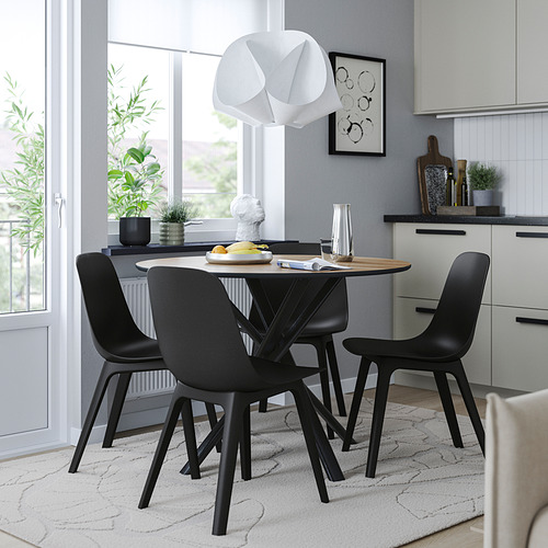 ODGER/NORRMJÖLE table and 4 chairs